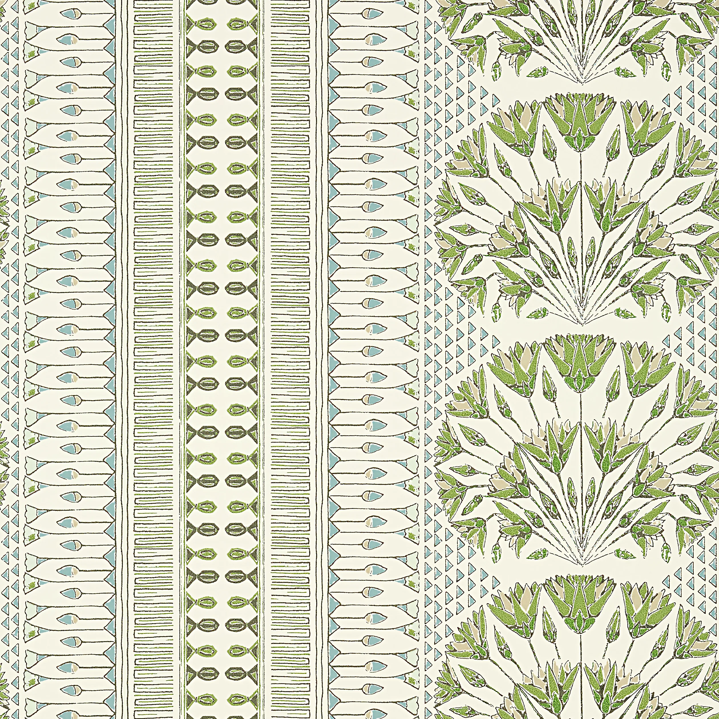 Anna French Cairo in Green and White (AT9623)