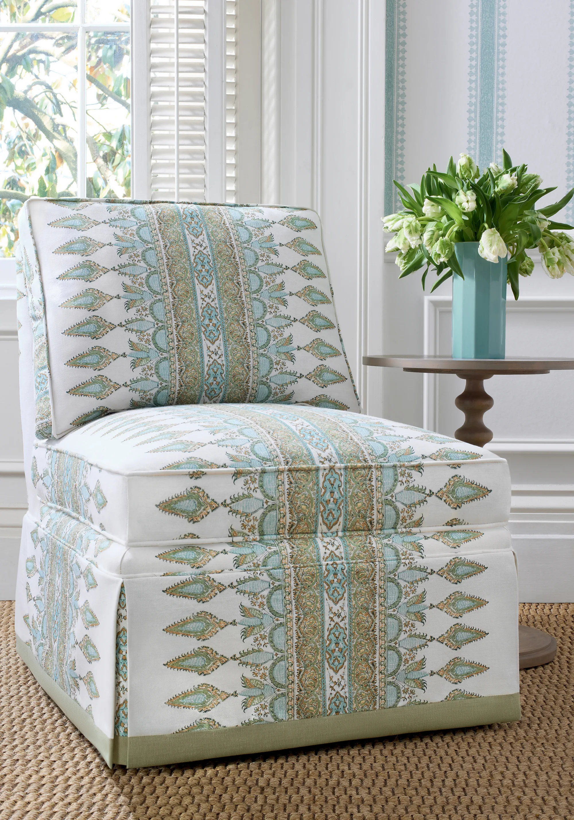 Thibaut Cambridge Stripe in Seaglass (T36465)