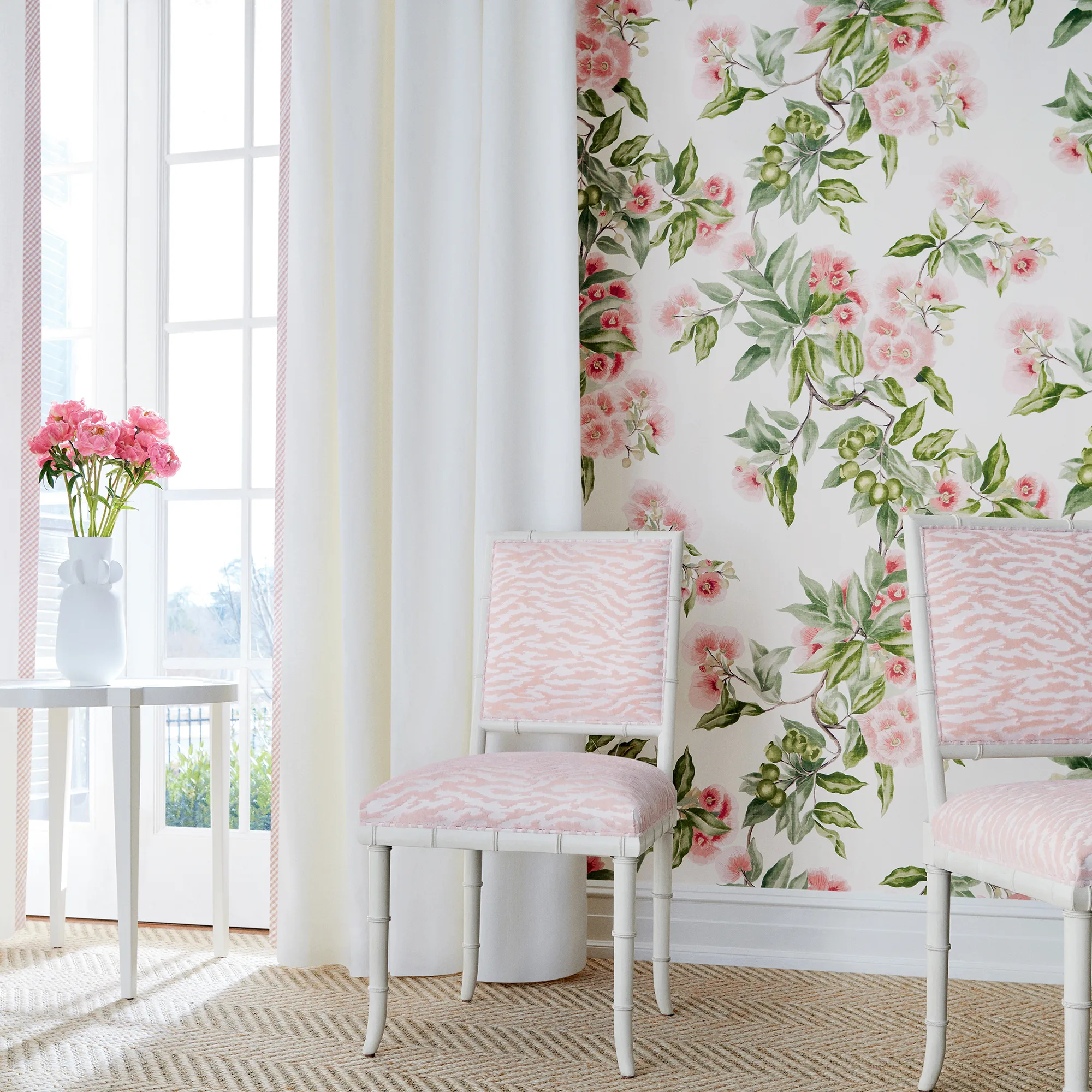 Anna French Camellia Garden in Coral (AT24550)