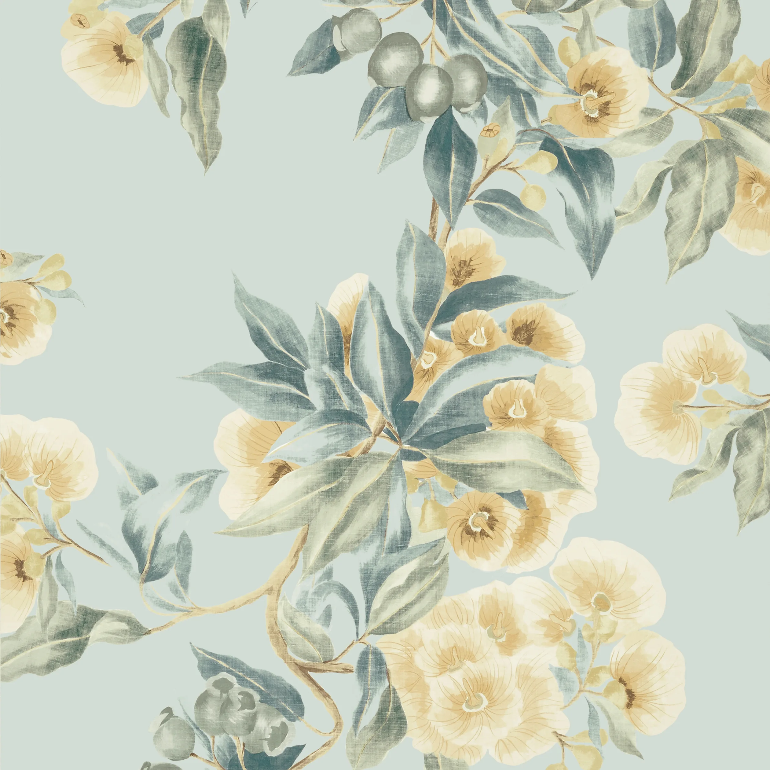 Anna French Camellia Garden in Soft Gold (AT24552)