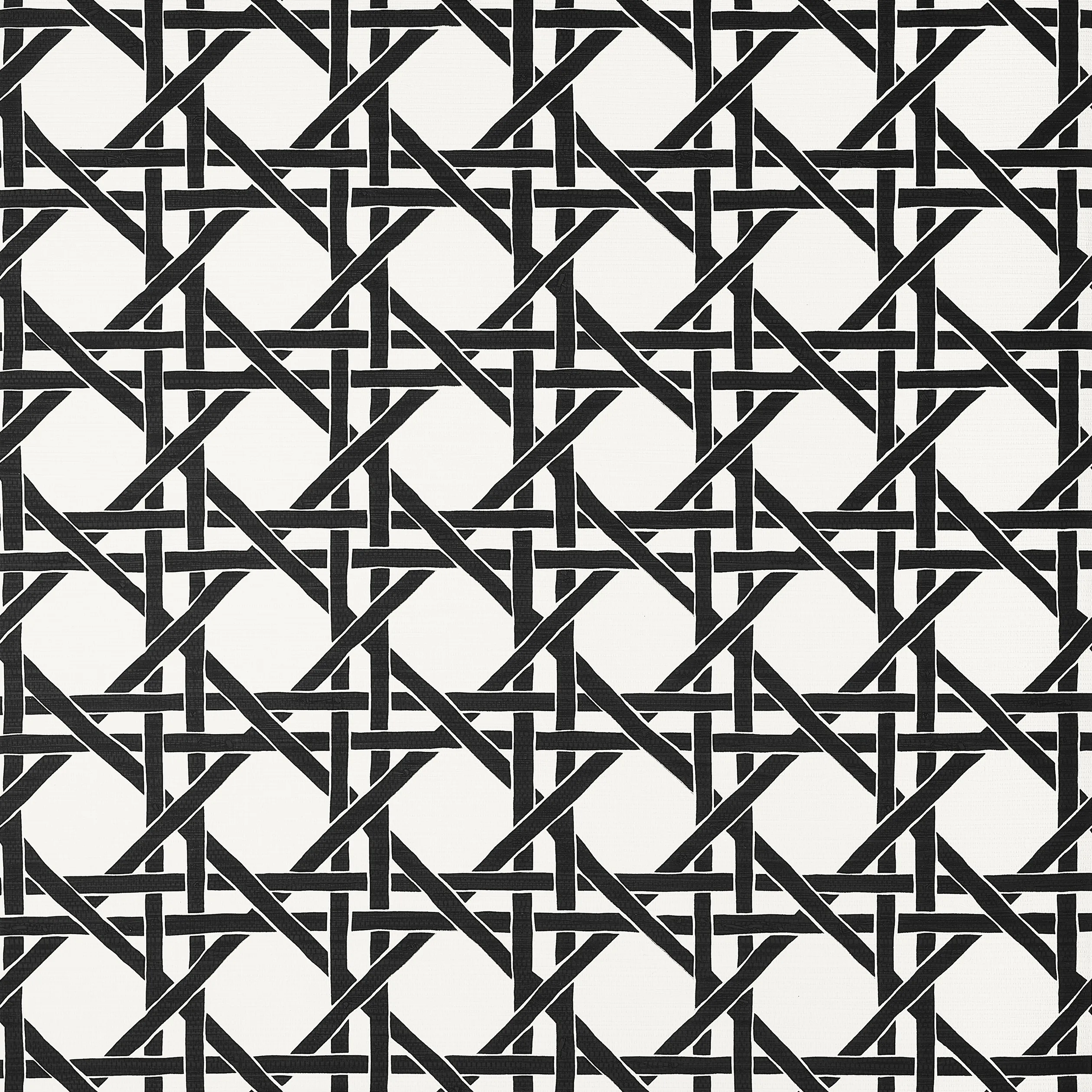 Thibaut Canary Trellis in Black (T15816)