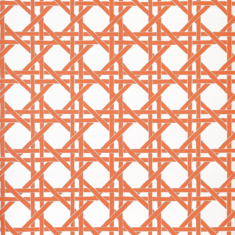 Thibaut Canary Trellis in Coral (T15818)