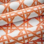 T15818 | Canary Trellis - Coral Thibaut Canary Trellis in Coral (T15818)