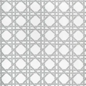 Thibaut Canary Trellis in Metallic Silver (T15822)