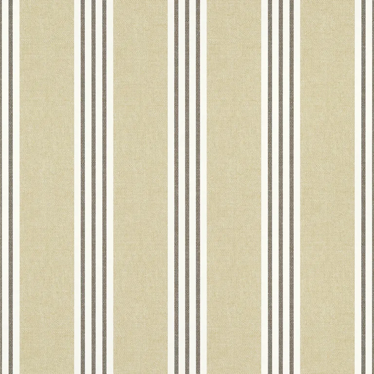 Thibaut Canvas Stripe in Black (T13358)