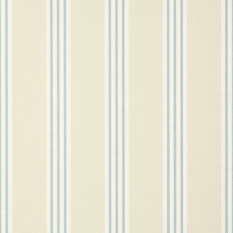 Thibaut Canvas Stripe in Spa Blue and Beige (T13360)