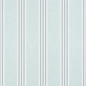 Thibaut Canvas Stripe in Spa Blue (T13359)