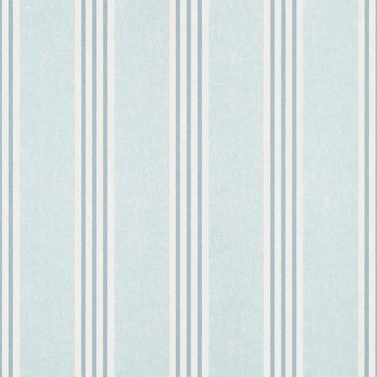 Thibaut Canvas Stripe in Spa Blue (T13359)