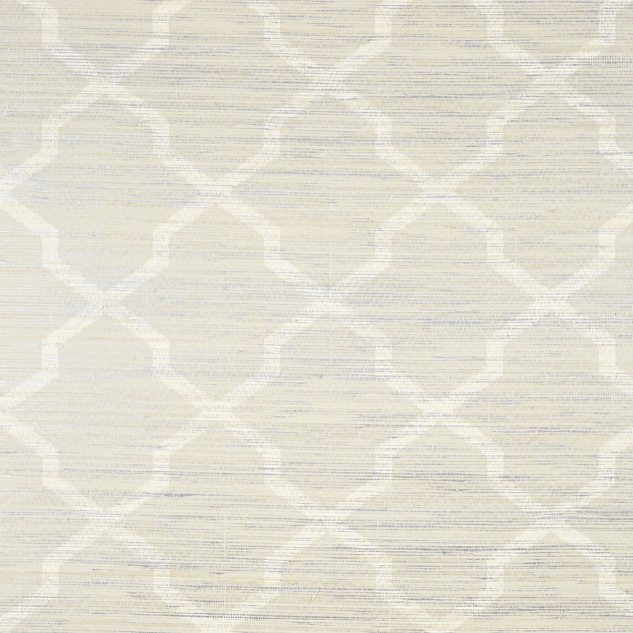 Thibaut Carolyn Trellis in Cream on Metallic (T83030)