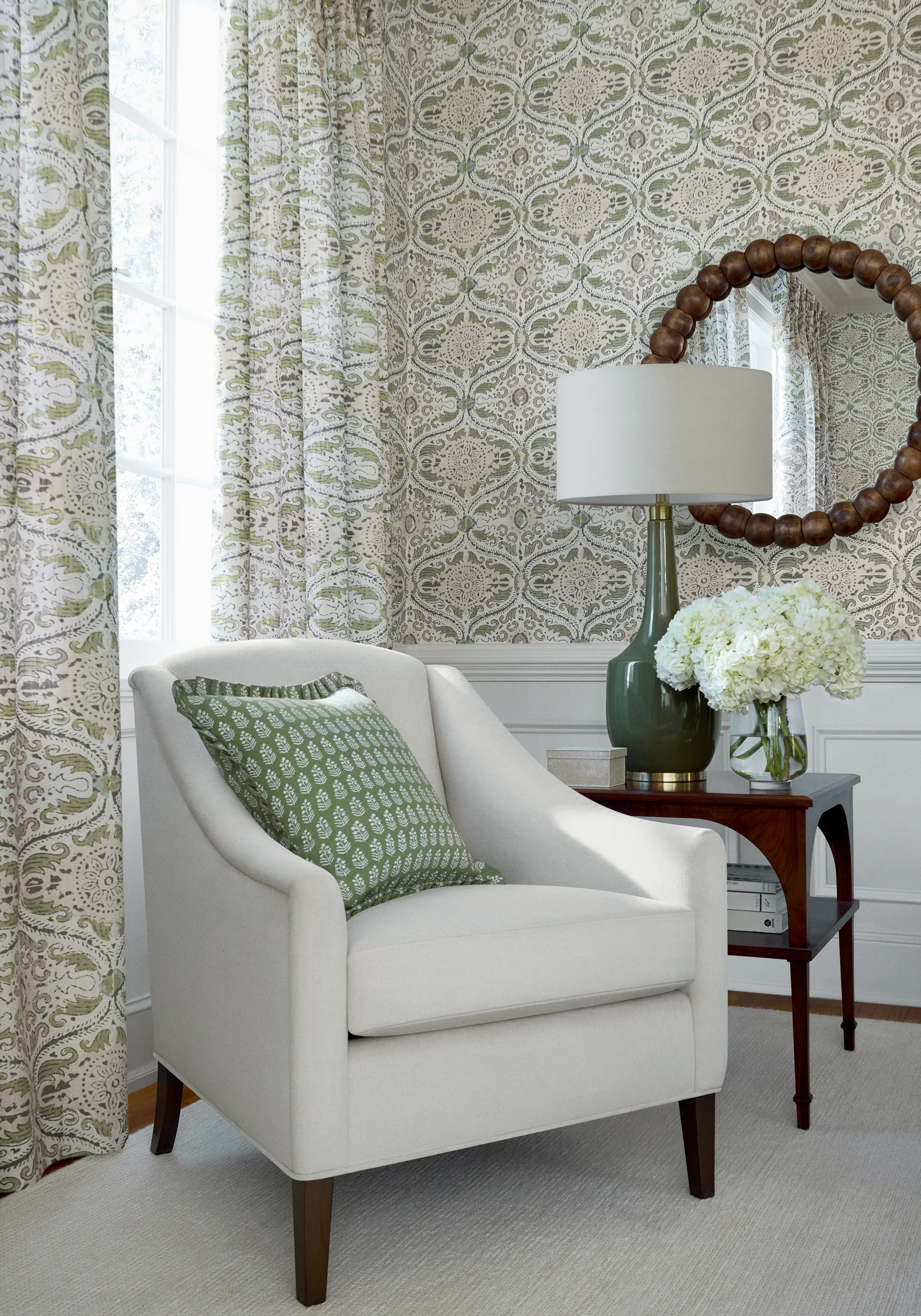 AT10755 | Cecilia - Green and Beige Anna French Cecilia in Green and Beige (AT10755)