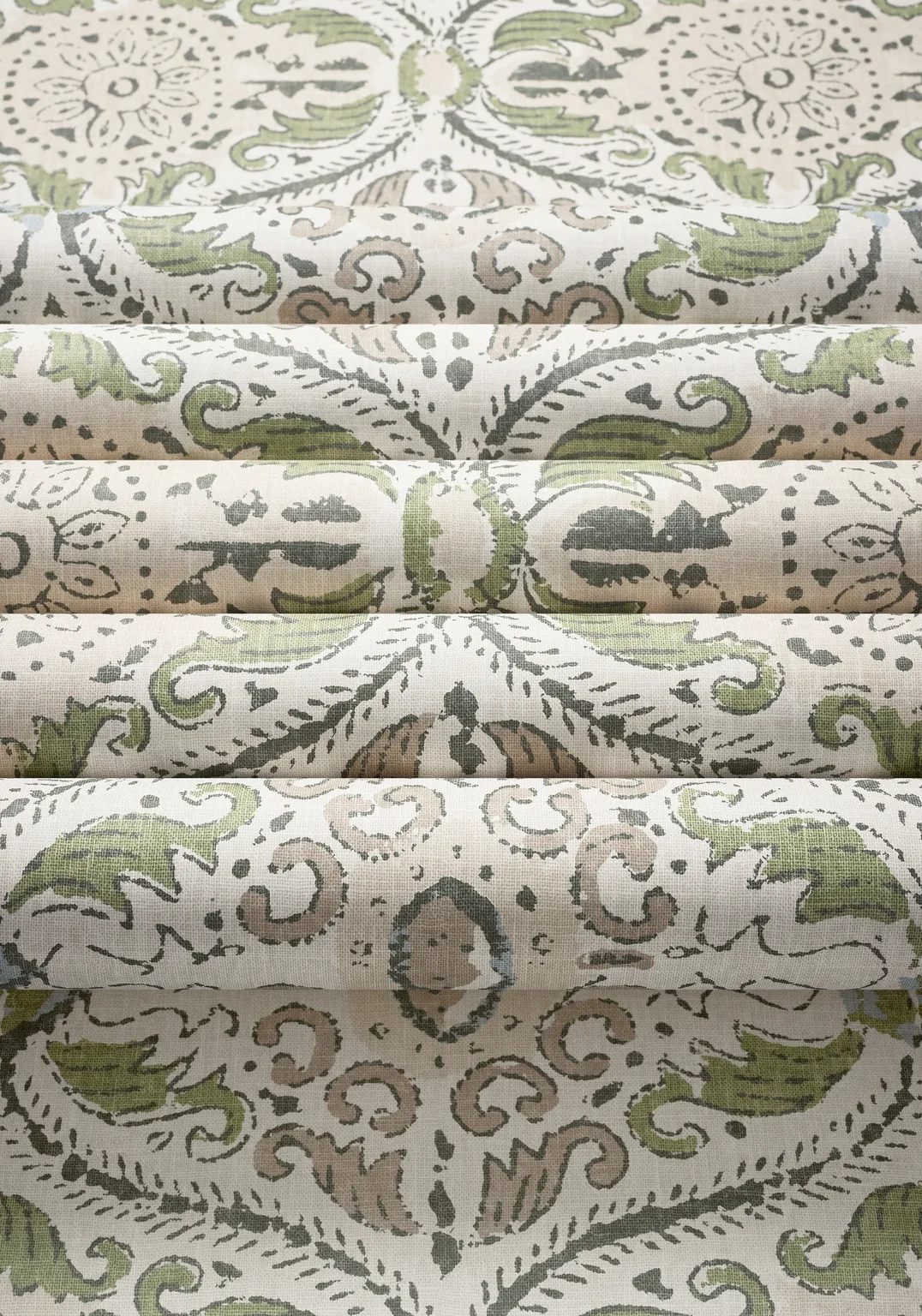 Anna French Cecilia in Green and Beige (AT10755)