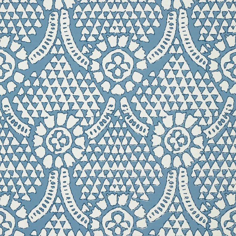 Thibaut Chamomile in Blue and White (T14314)