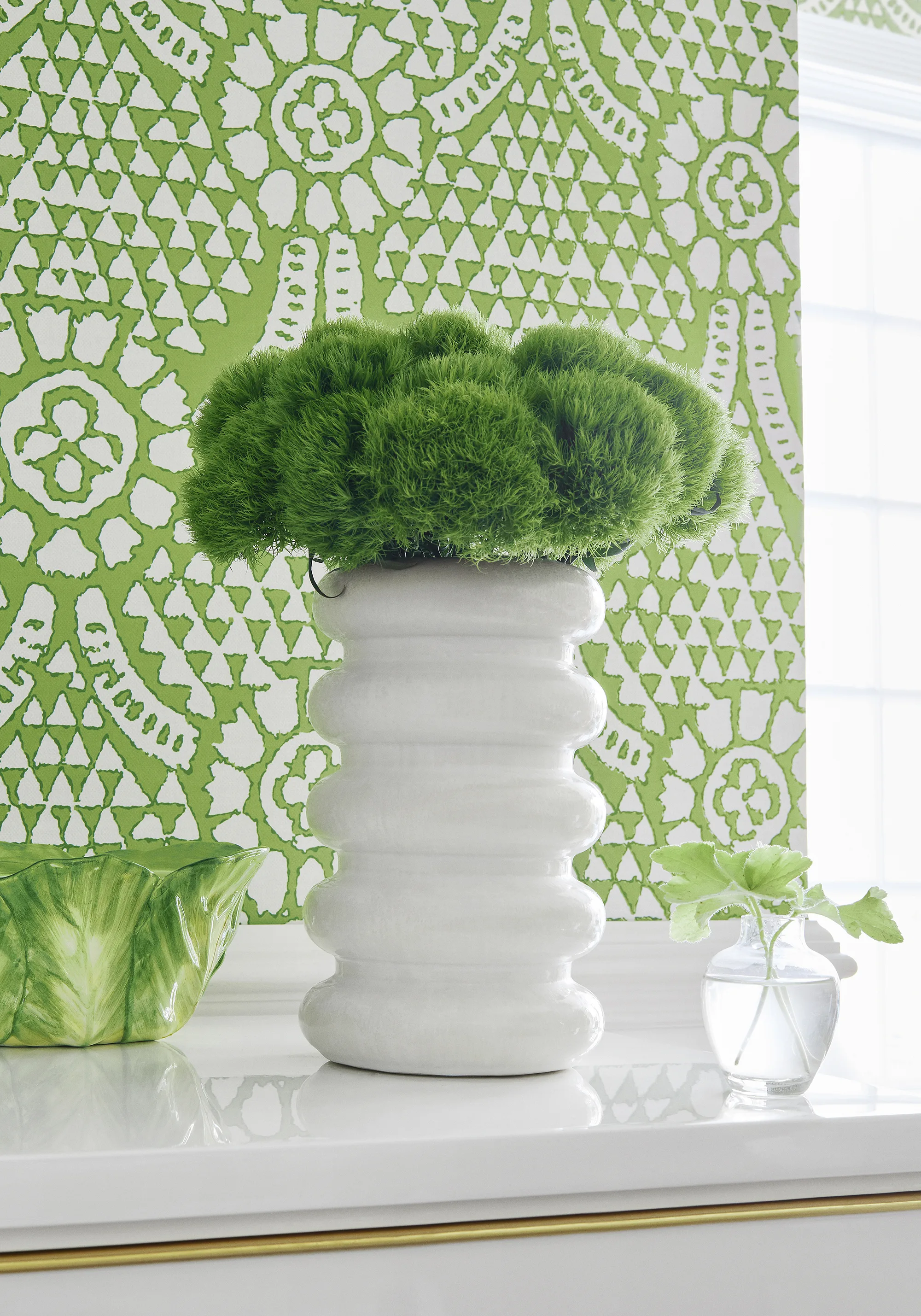 Thibaut Chamomile in Green (T14318)