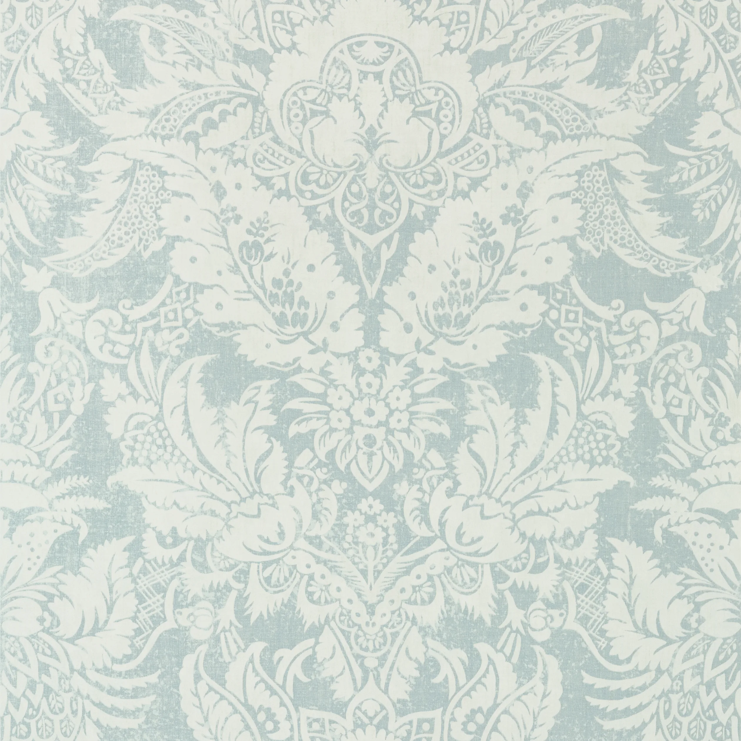 Thibaut Chardonnet Damask in Aqua (T72585)