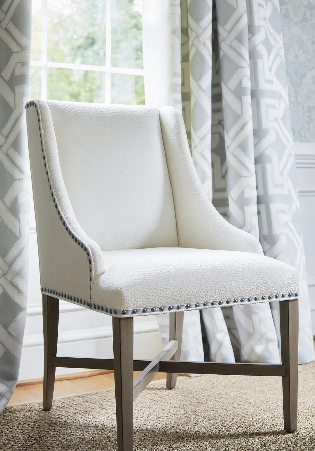 Thibaut Chardonnet Damask in Aqua (T72585)