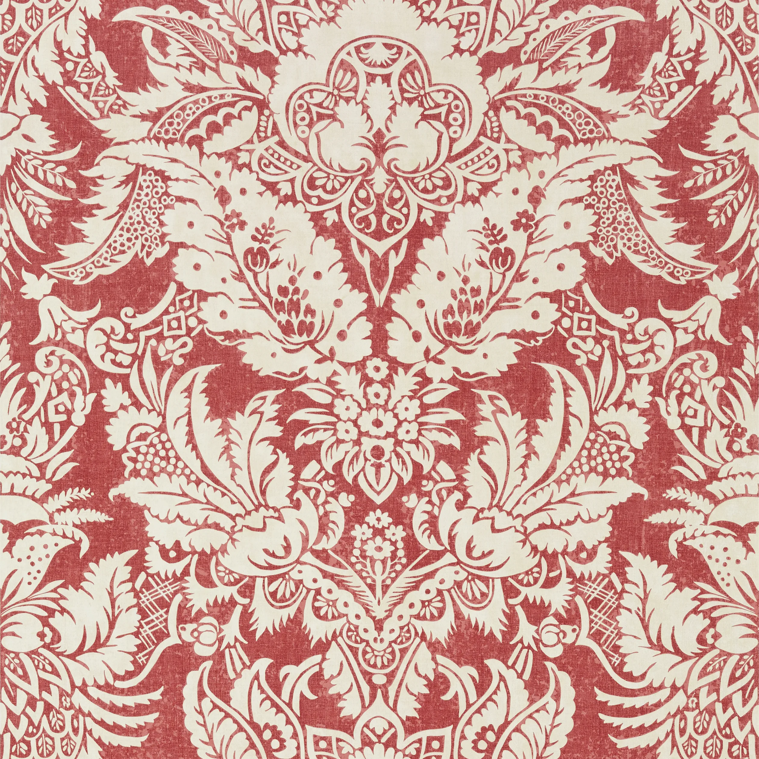 Thibaut Chardonnet Damask in Red (T72584)