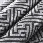 AT9842 | Charlotte Raffia - Black and Metallic Silver Anna French Charlotte Raffia in Black and Metallic Silver (AT9842)