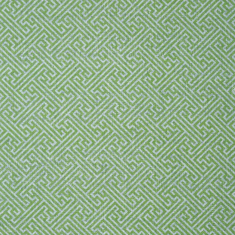 Anna French Charlotte Raffia in Green and Blue (AT9843)