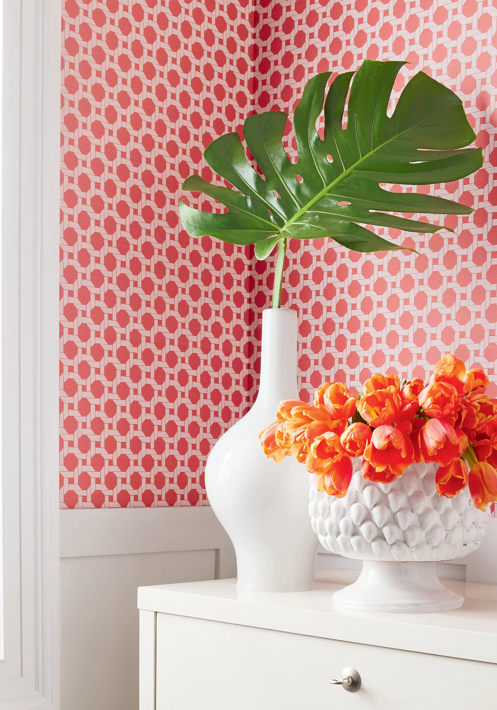 Thibaut Charter in Coral (T13958)
