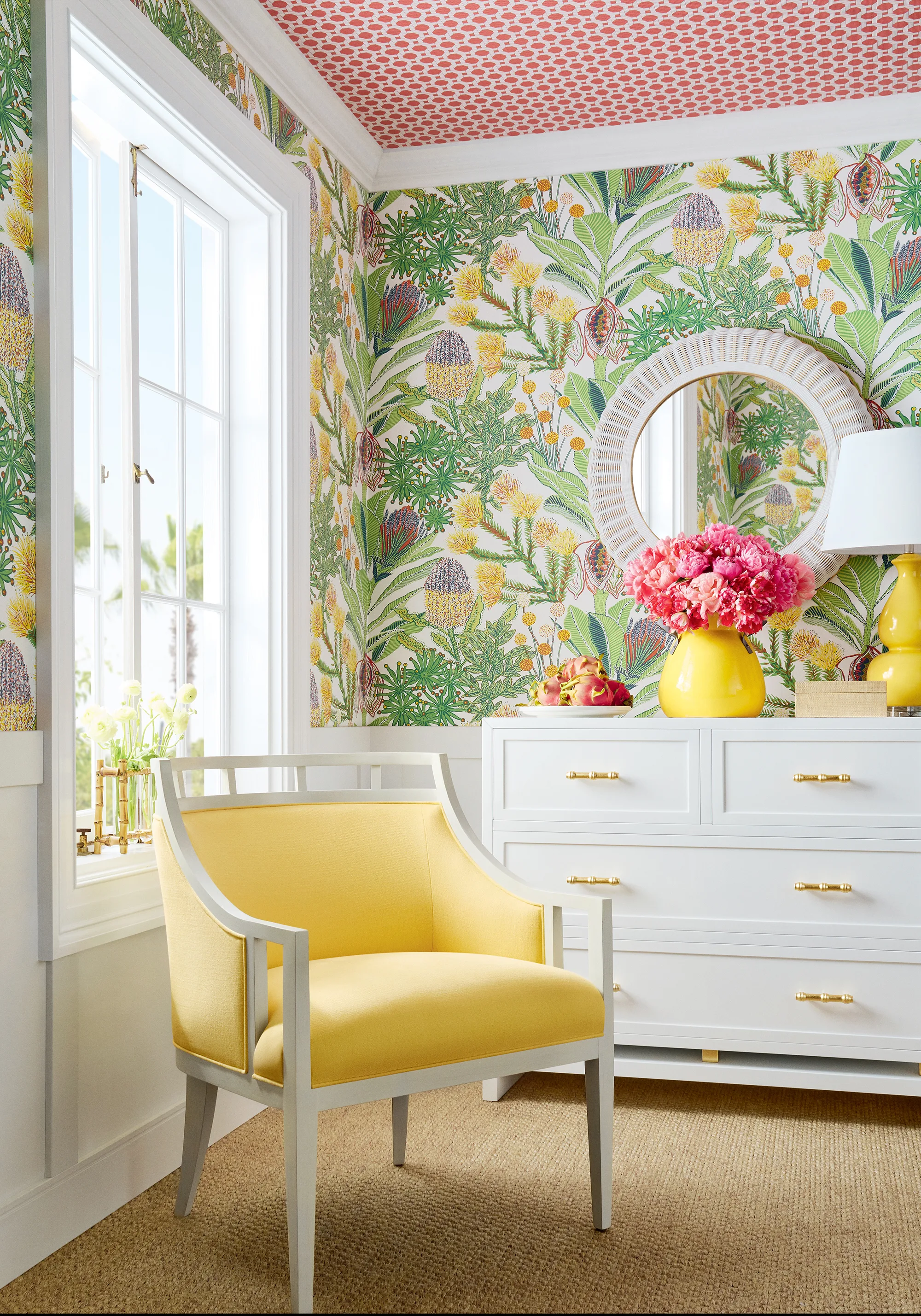 Thibaut Charter in Coral (T13958)
