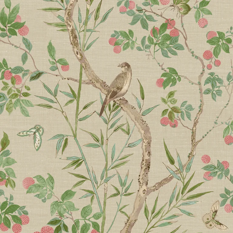 Thibaut Claire in Coral and Green (T42009)