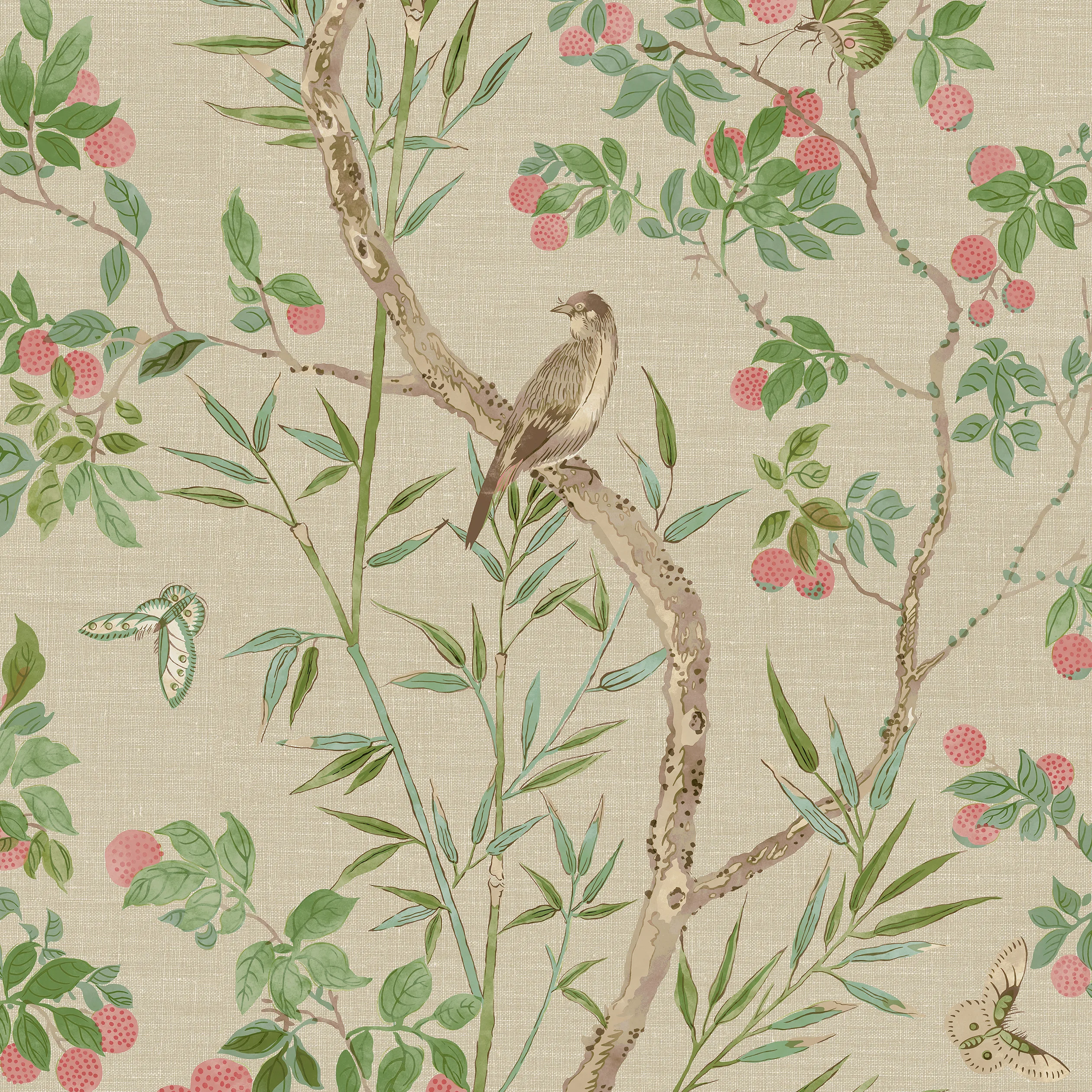 Thibaut Claire in Coral and Green (T42009)