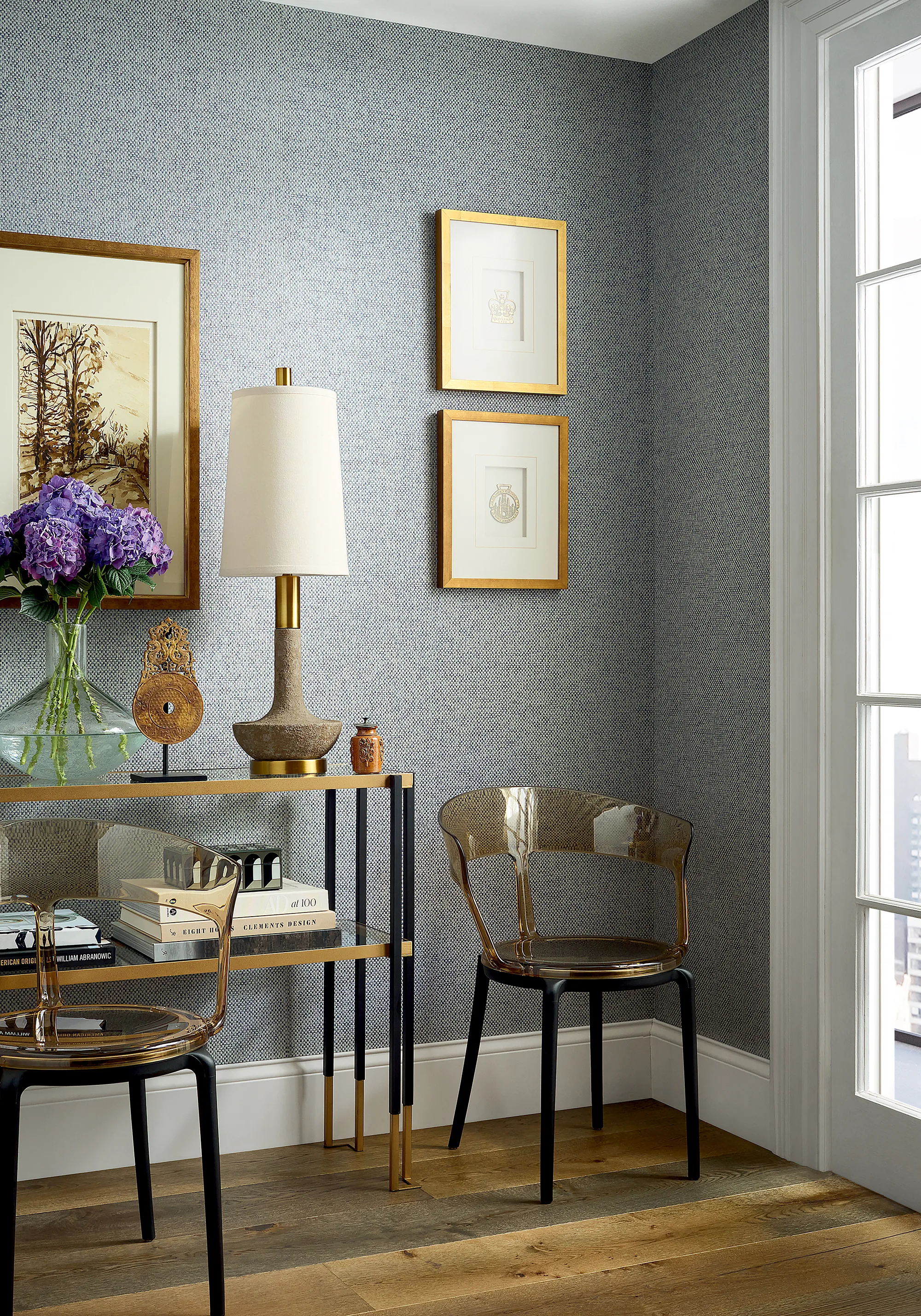 Thibaut Clarkson Weave in Slate (T19679)
