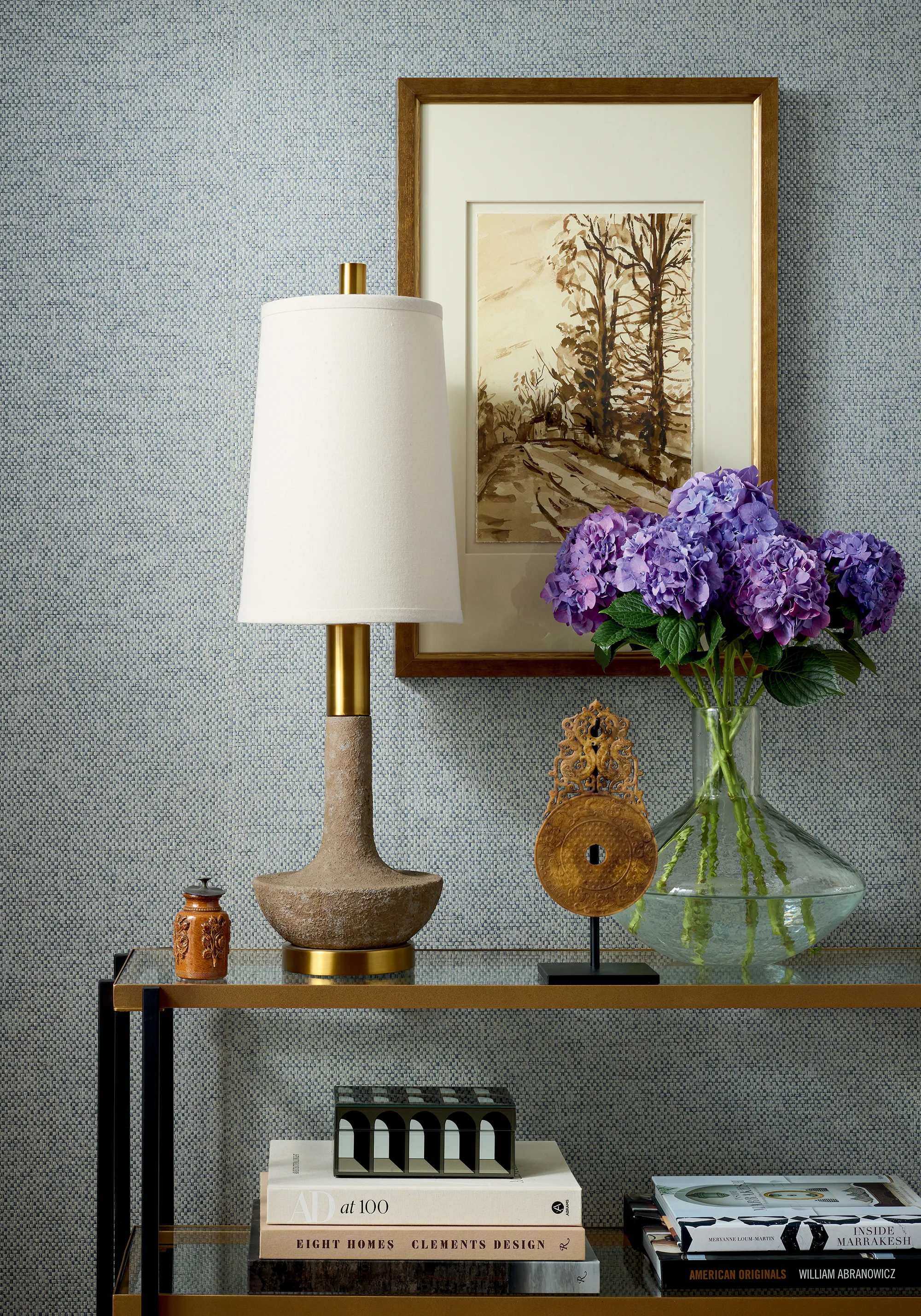 Thibaut Clarkson Weave in Slate (T19679)