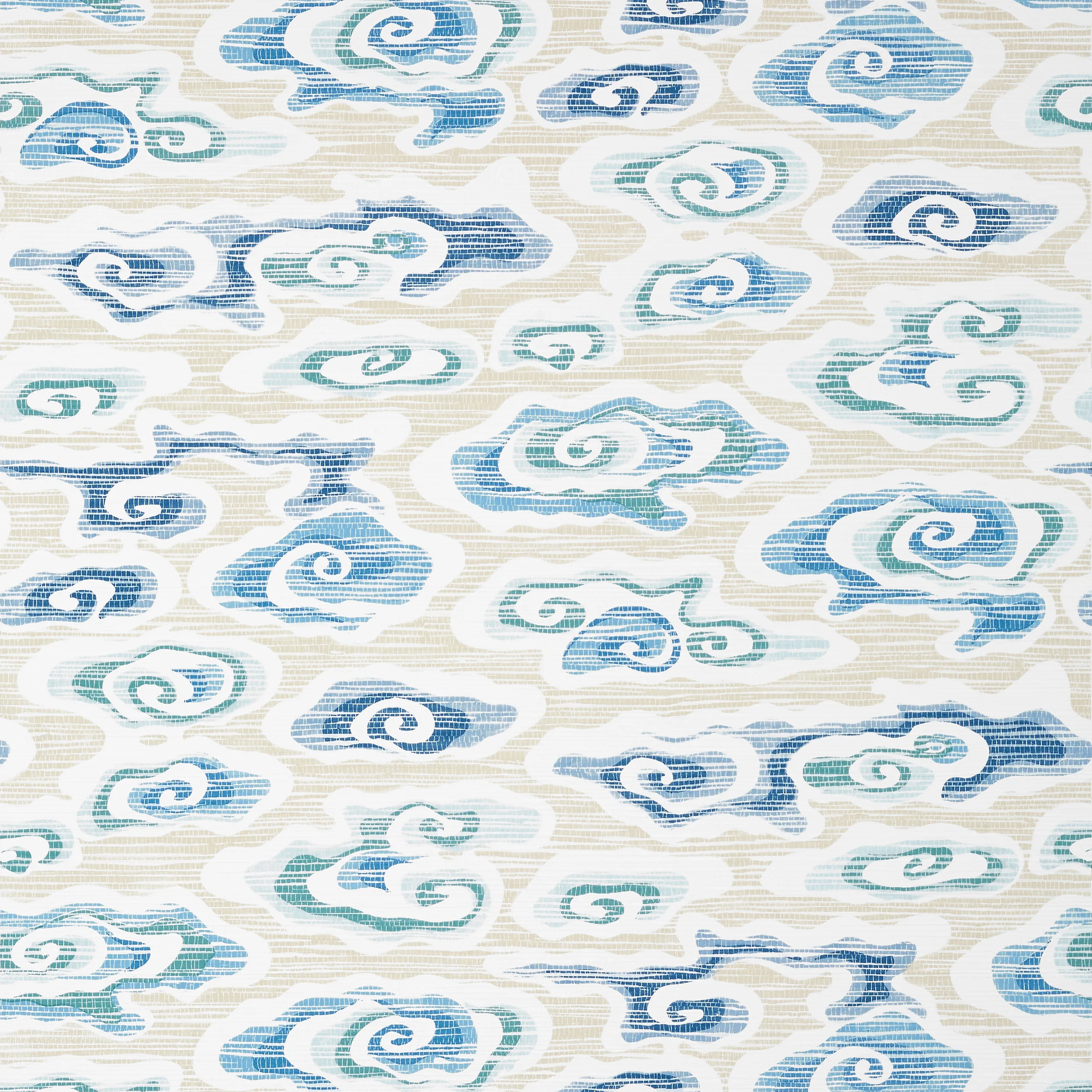 T13318 | Clear Clouds – Beige and Blue