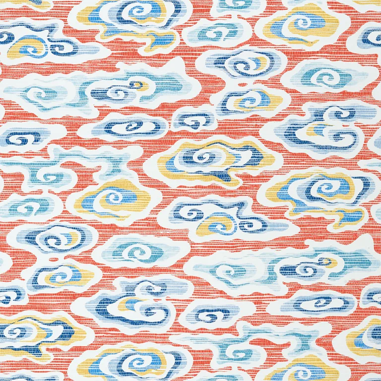 Thibaut Clear Clouds in Coral (T13320)