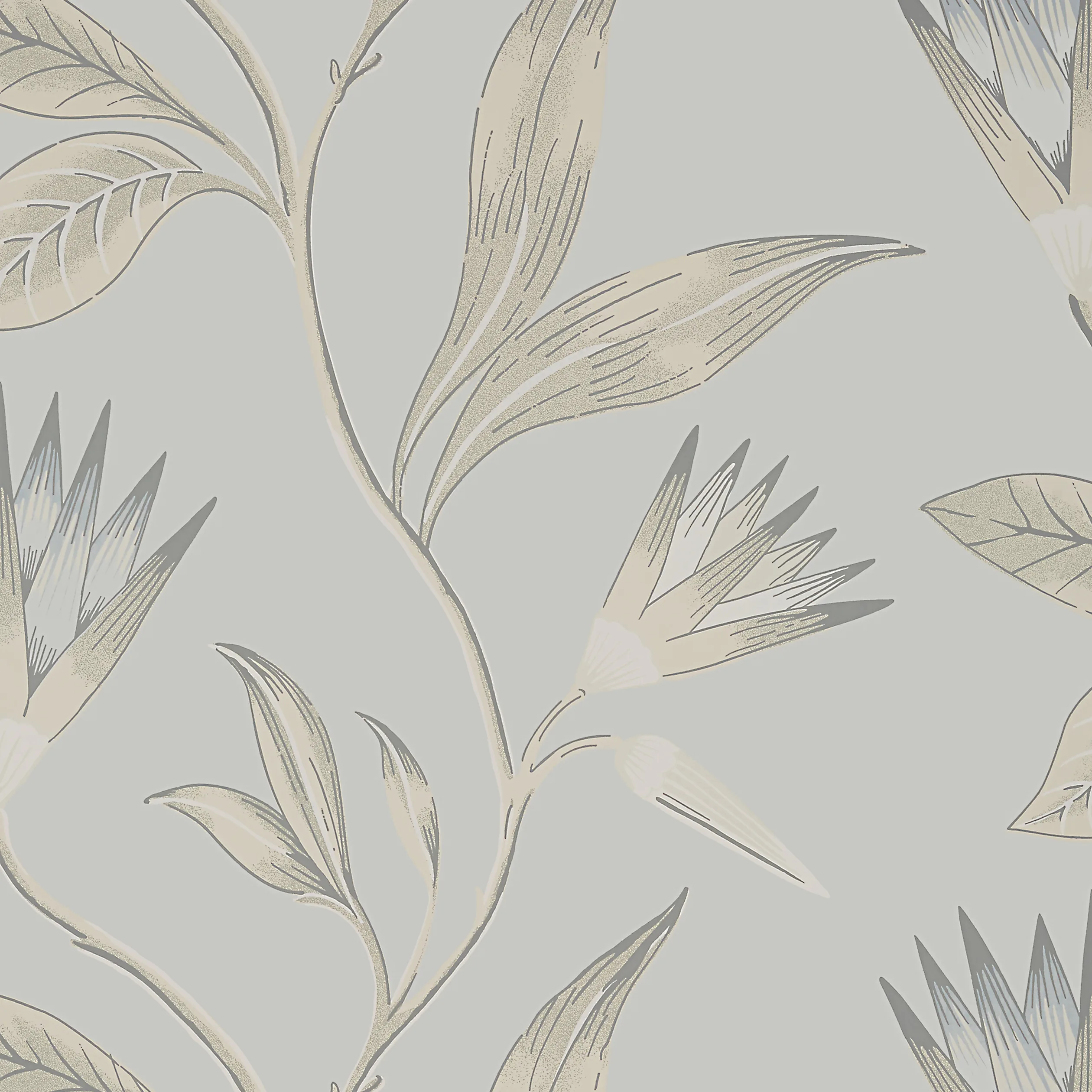 Anna French Cleo Vine in Spa Blue on Grey (AT9619)