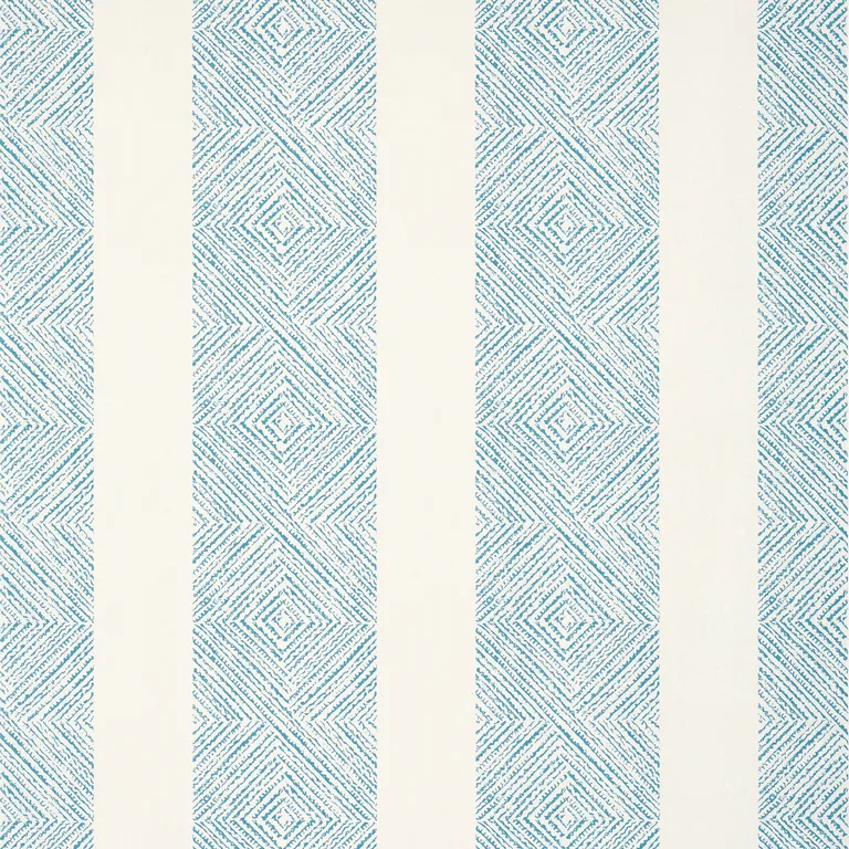 Anna French Clipperton Stripe in Blue on Natural (AT15129)