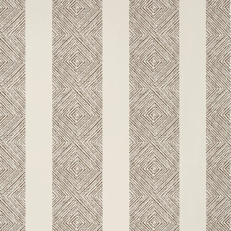 Anna French Clipperton Stripe in Brown on Natural (AT15130)