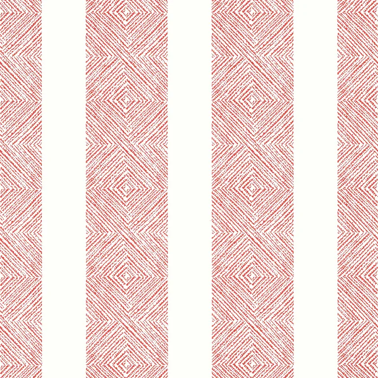 Anna French Clipperton Stripe in Red (AT15126)