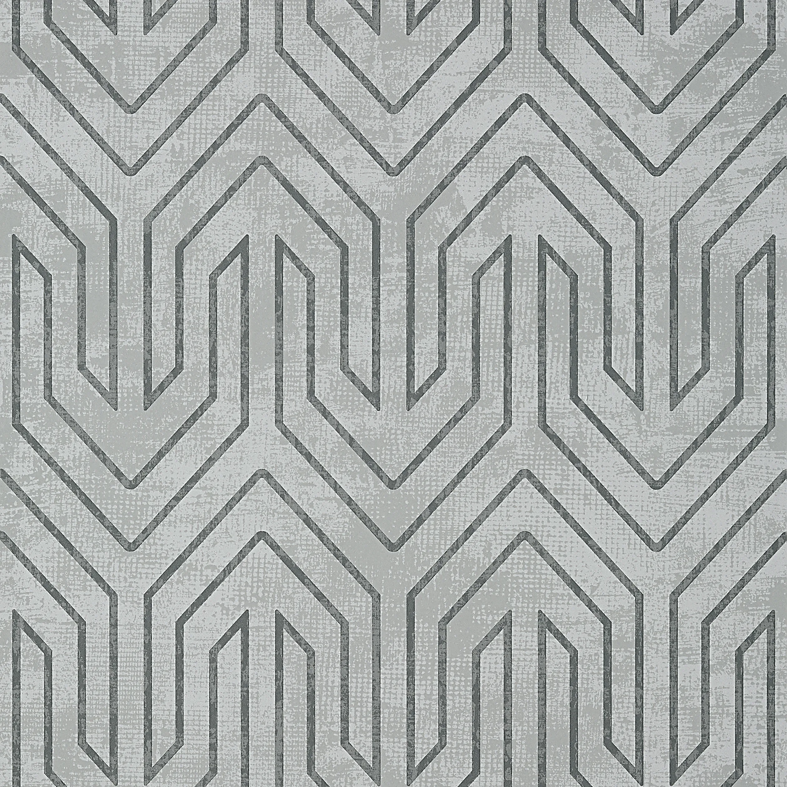 Anna French Colburn Chevron in Charcoal (AT9670)