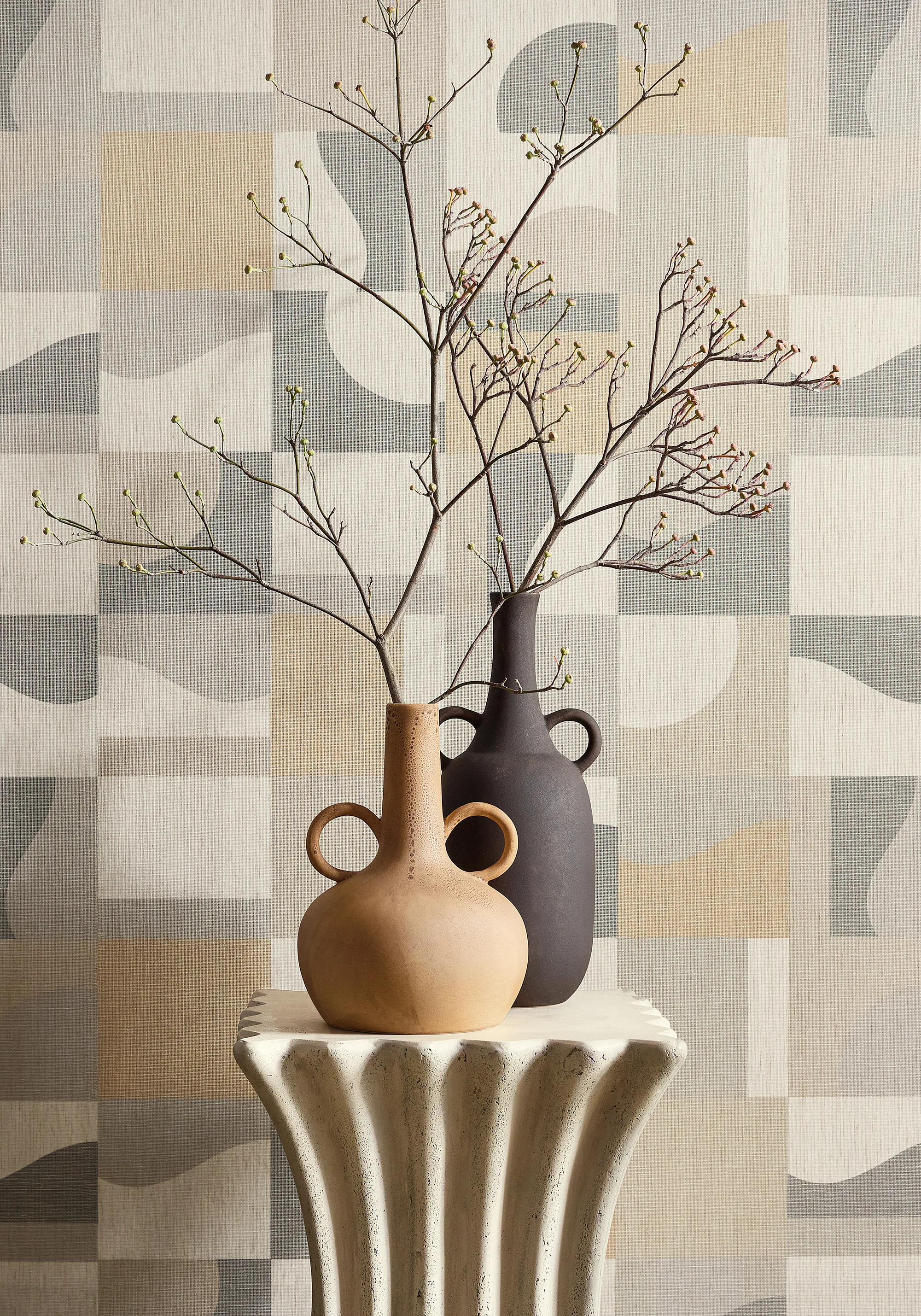Thibaut Colored Blocks in Beige (T12858)