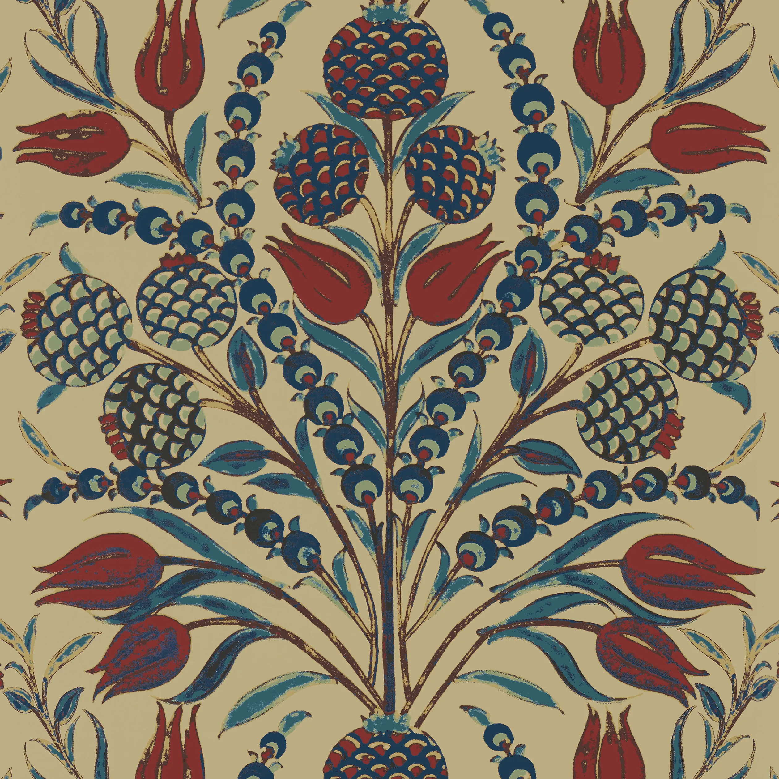 T72601 | Corneila – Red and Teal