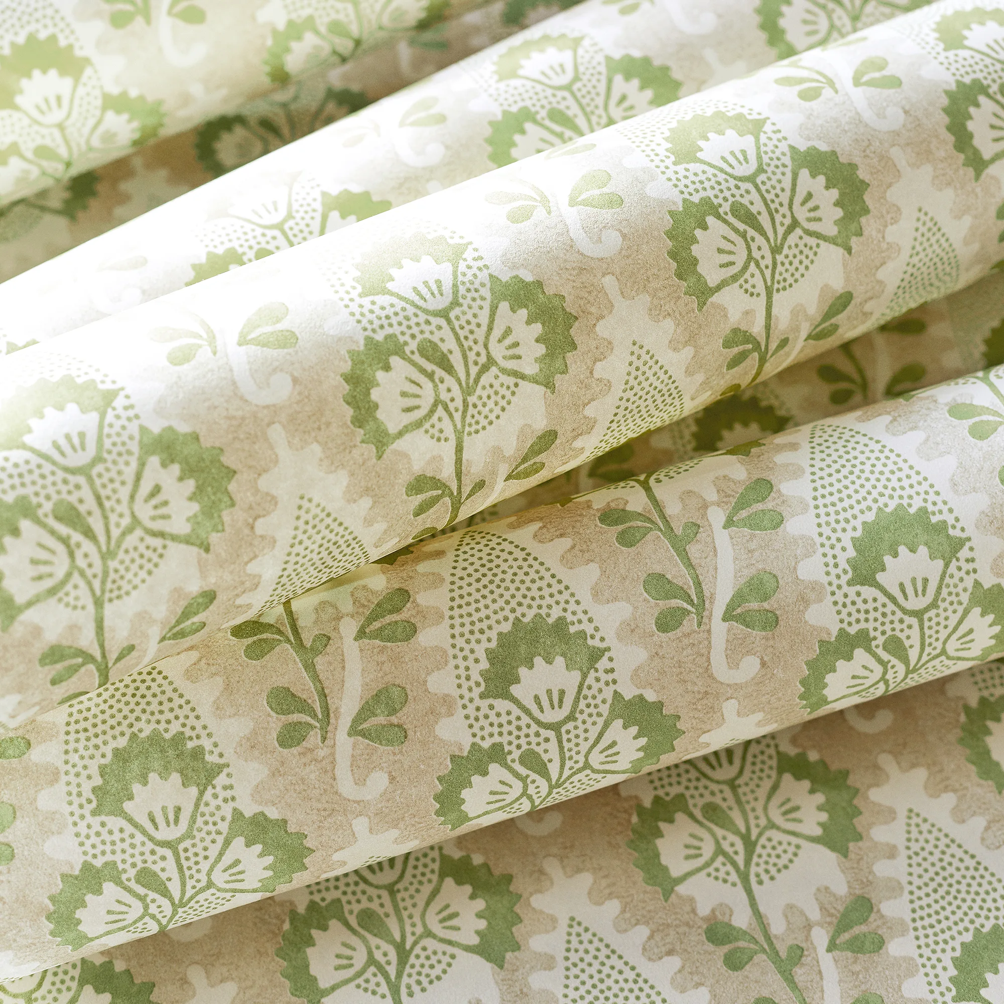 Anna French Cornwall in Green and Beige (AT15121)