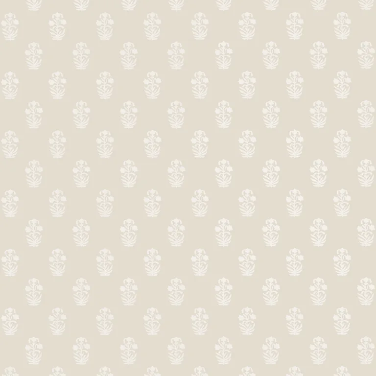 Thibaut Corwin in White on Natural (T36405)