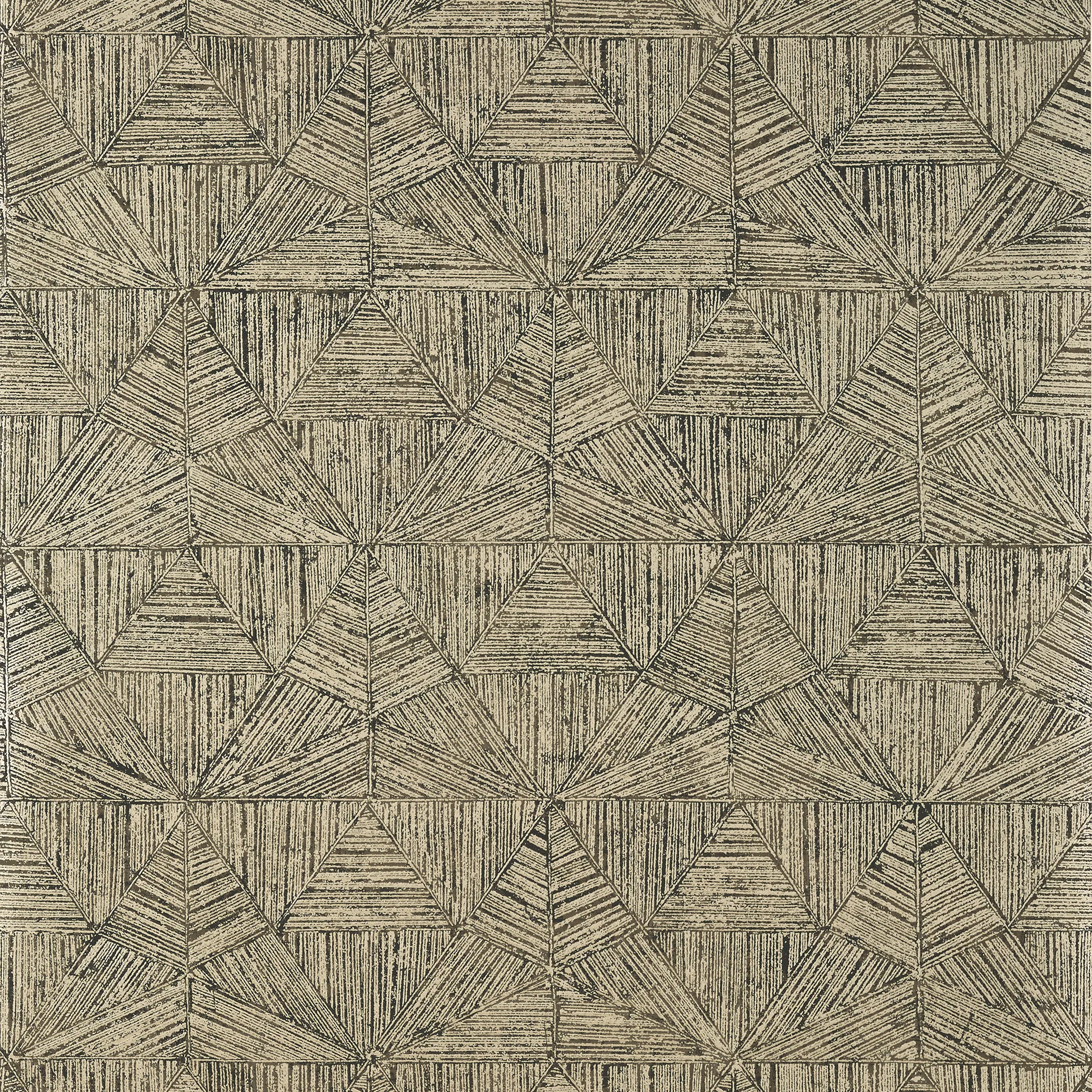 T10463 | Crystalla – Metallic Pewter on Black