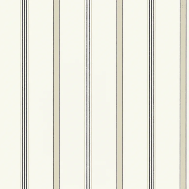 Anna French Dawson Stripe in Charcoal and Linen (AT6140)