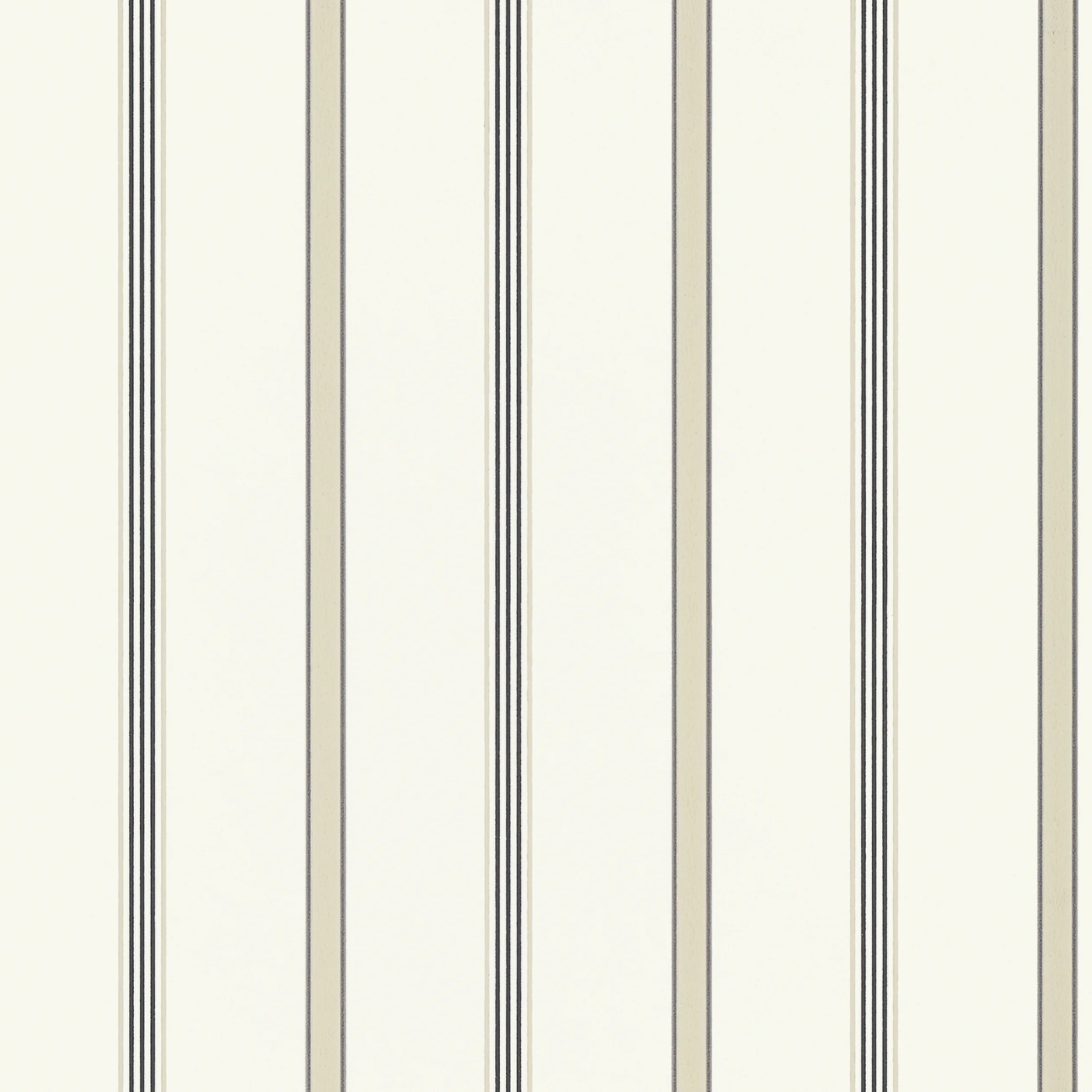 Anna French Dawson Stripe in Charcoal and Linen (AT6140)