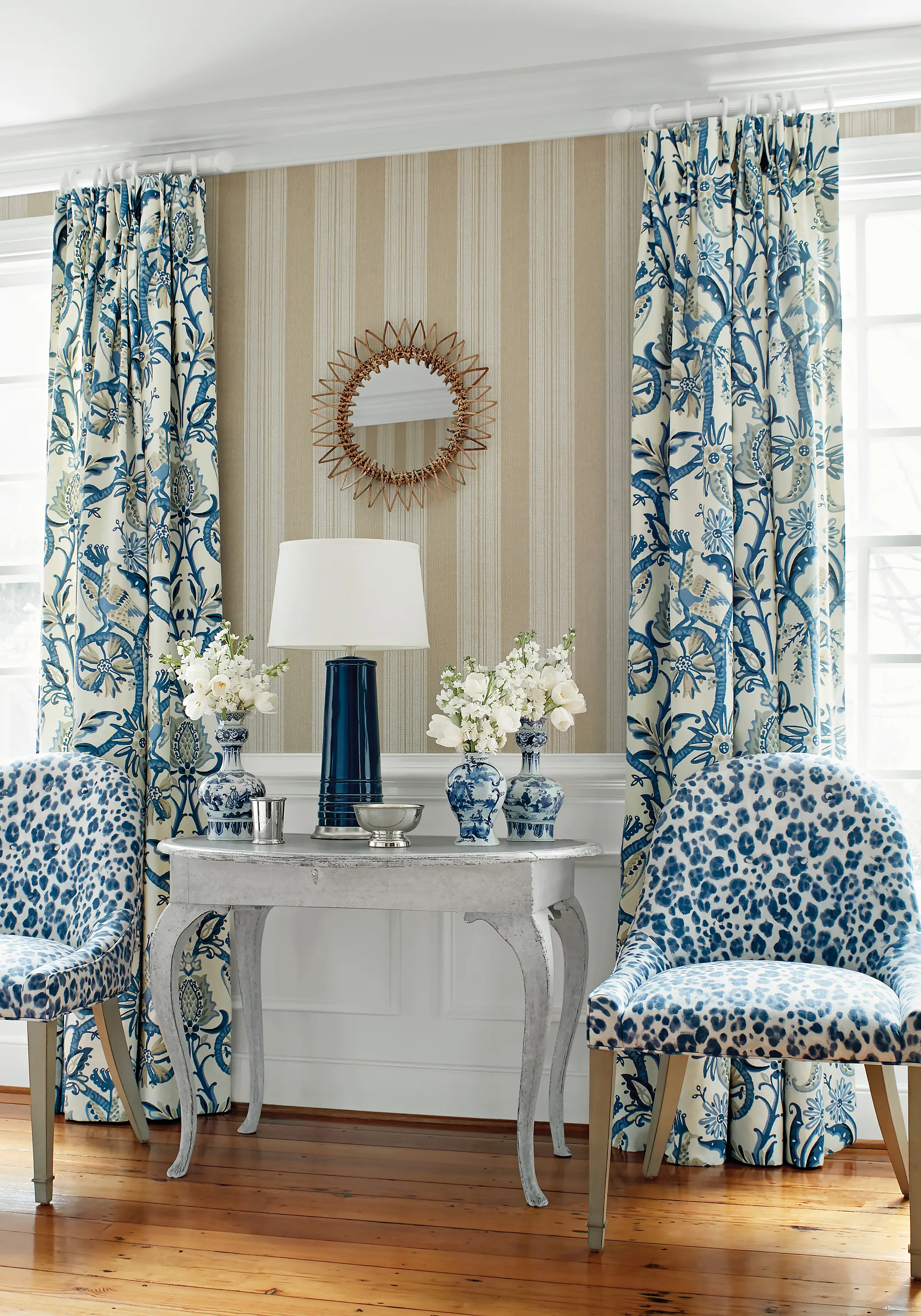 Thibaut Deck Stripe in Straw (T24346)