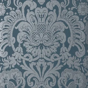 Thibaut Dorian Damask in Navy (T89107)