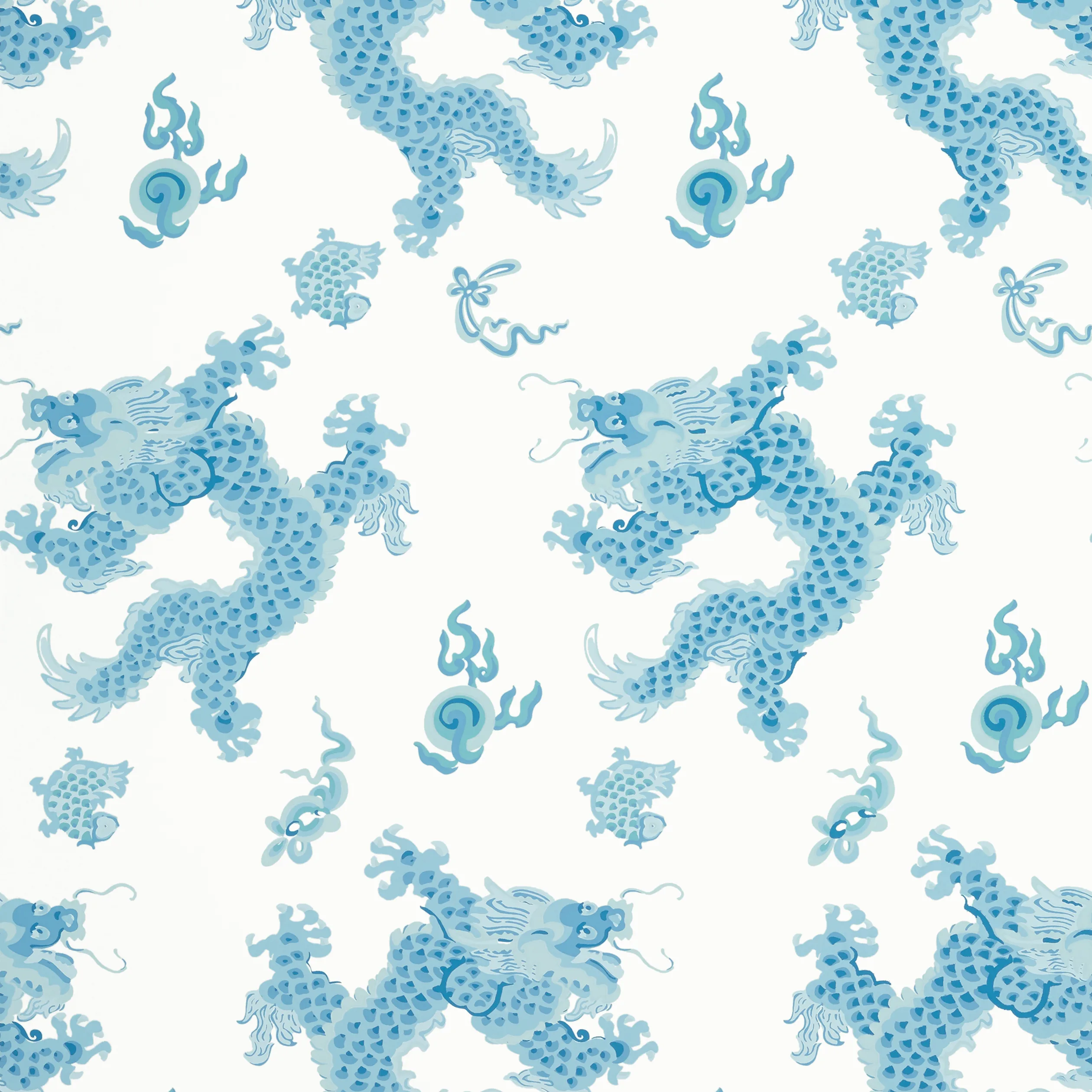 Anna French Dragon Dance in Blue (AT23182)