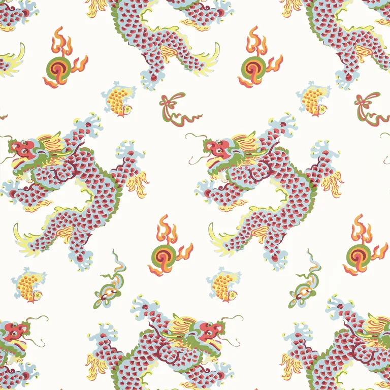 Anna French Dragon Dance in Multi (AT23179)
