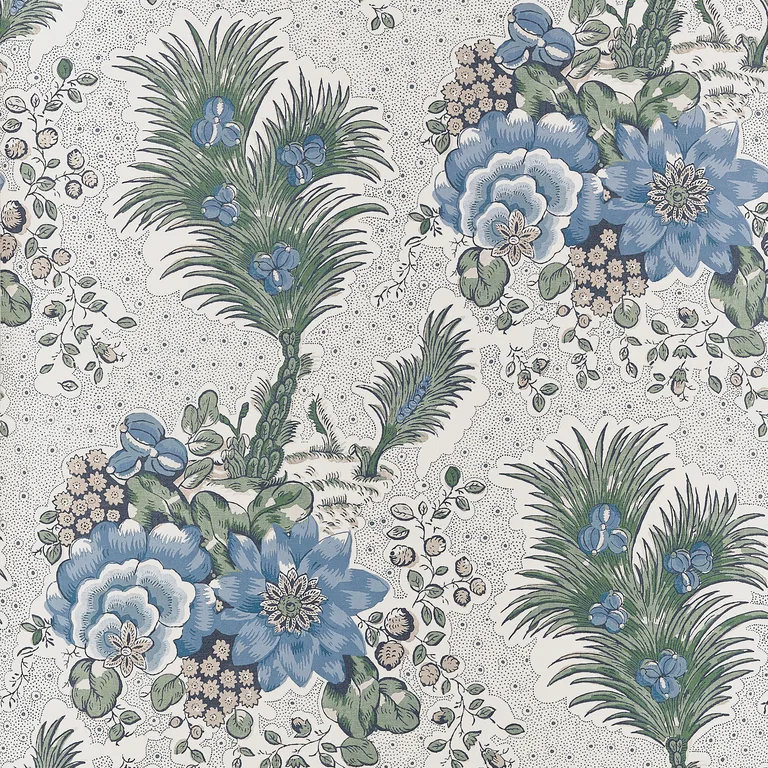 Anna French Drexel Hill in Blue and Green (AT10717)