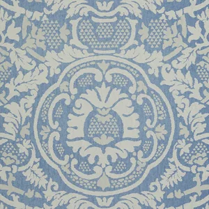 Thibaut Earl Damask in Blue (T10837)
