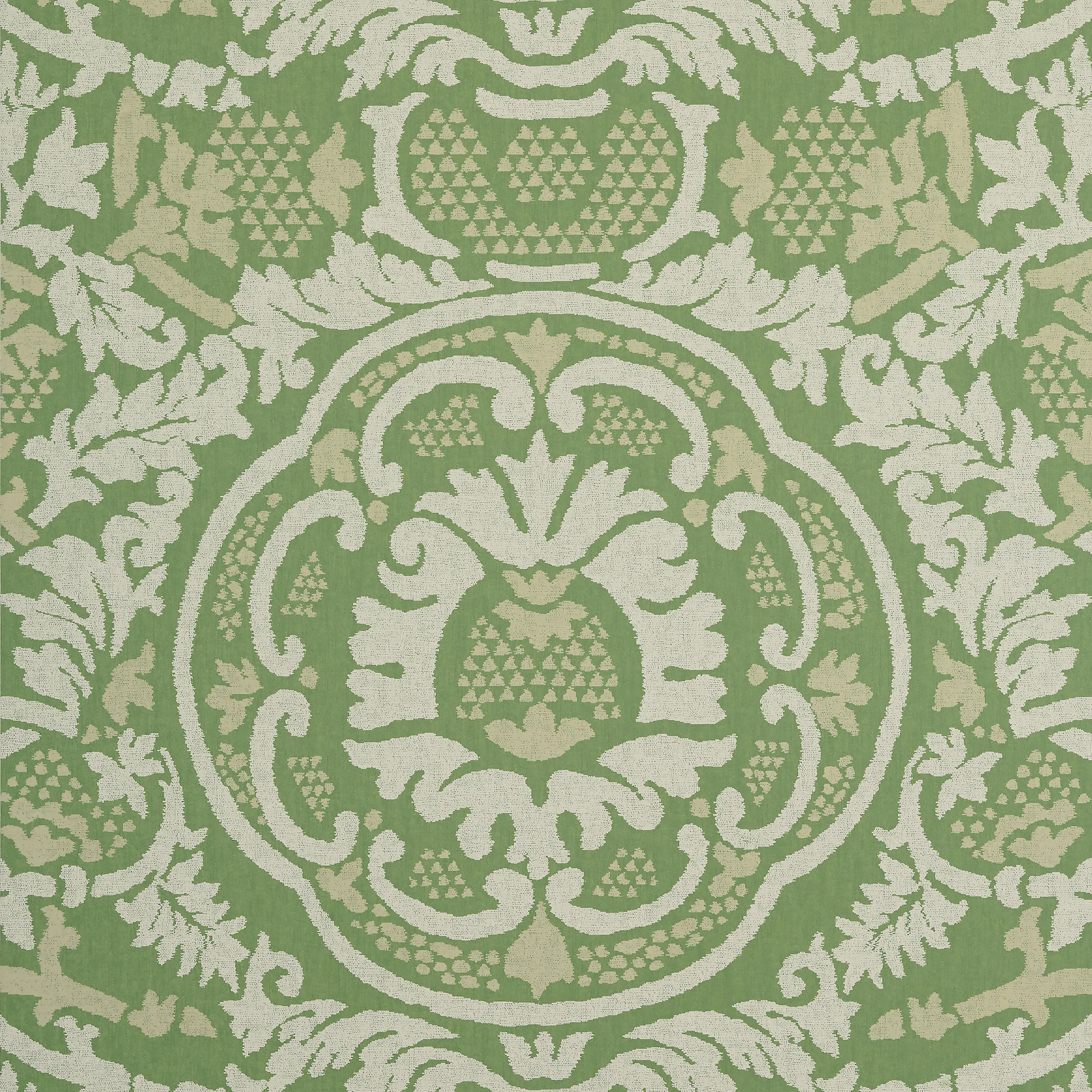 Thibaut Earl Damask in Green (T10838)
