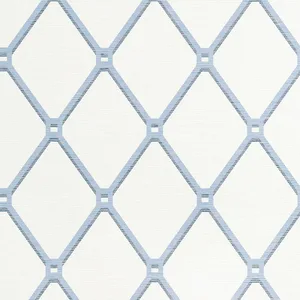 Thibaut Easom Trellis in Blue (T4052)